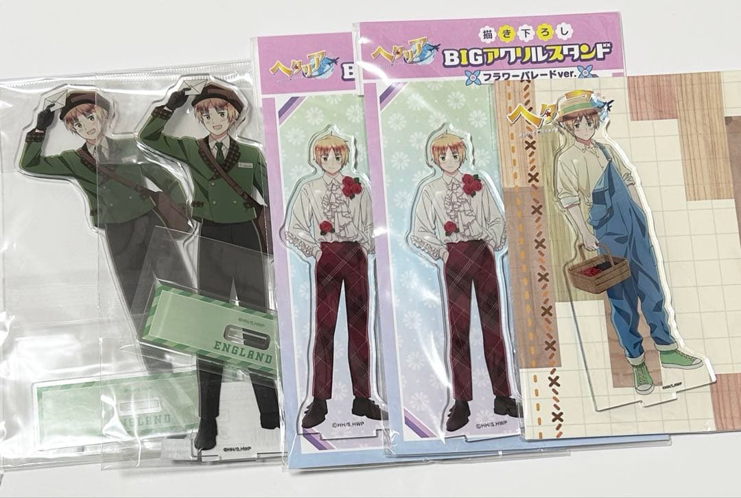 ヘタリア イギリス アクリルスタンド 郵便屋 フラワーパレード 収穫祭