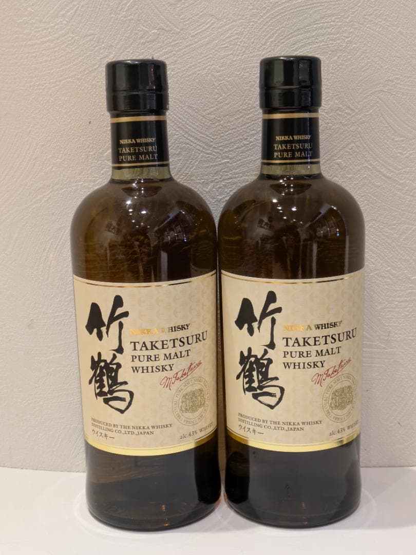 【神奈川県限定発送】ウイスキー NIKKA WHISKY 竹鶴 700ml×2本