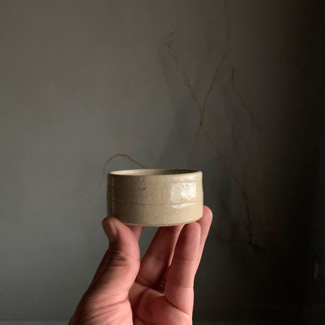 瀬戸 半筒盃 酒器 ぐい呑み ちょこ 古道具 アンティーク