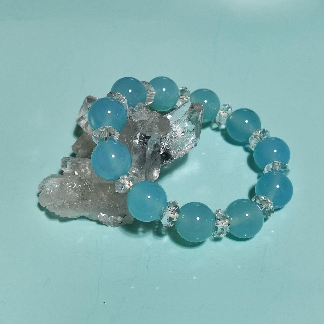 パワーストーン　天然石　ルチルクォーツ　レインボー入り　46g　No.887