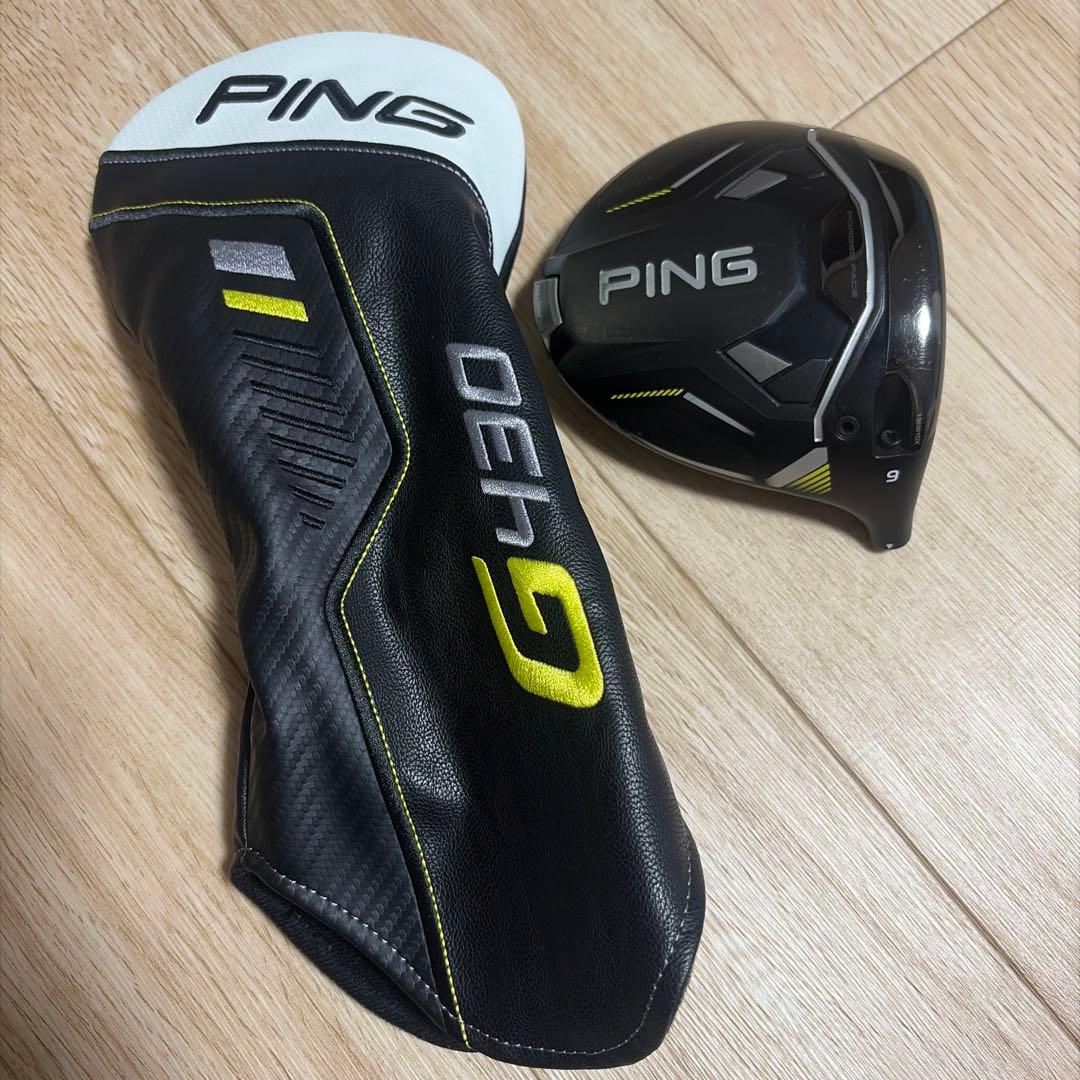 ＰＩＮＧ　G４３０　ＭＡＸ１０k ９度　ドライバー　ヘッド（ヘッドカバー付）