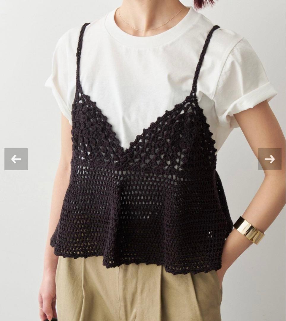 Spick and Span クロシェニットキャ ミソール　新品