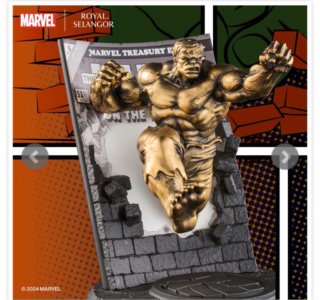 ハルク Marvel マーベル　ゴールドエディション　フィギュア　シリアル