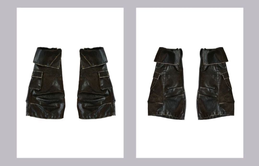 Cest Nous レッグウォーマー　ヴィンテージ　y2k ブラック　pu00s