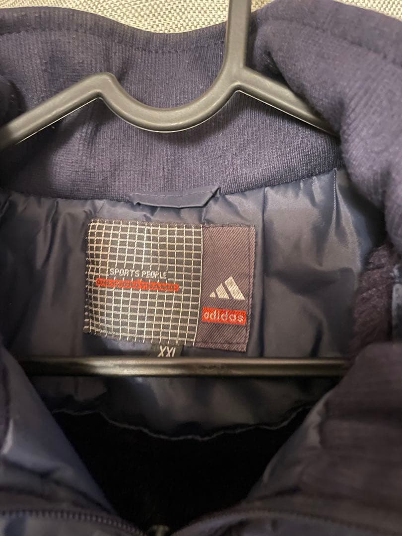 ヴィンテージ　adidas ベンチコート　裏ボア　ドカジャン　レトロ　激レア