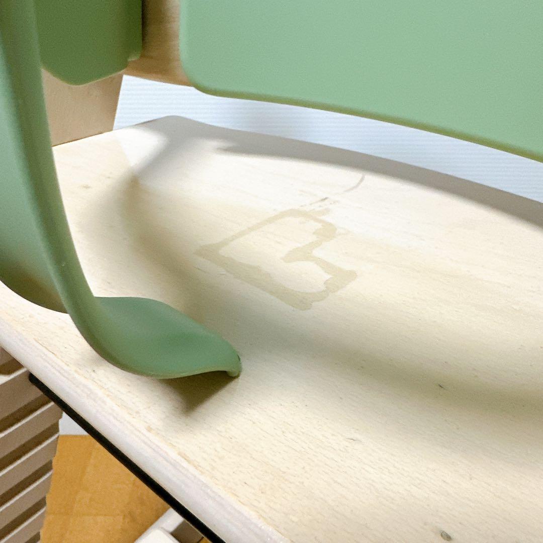 【新型ベビーセット付】シリアル4 ストッケ トリップトラップ ホワイトウォッシュ