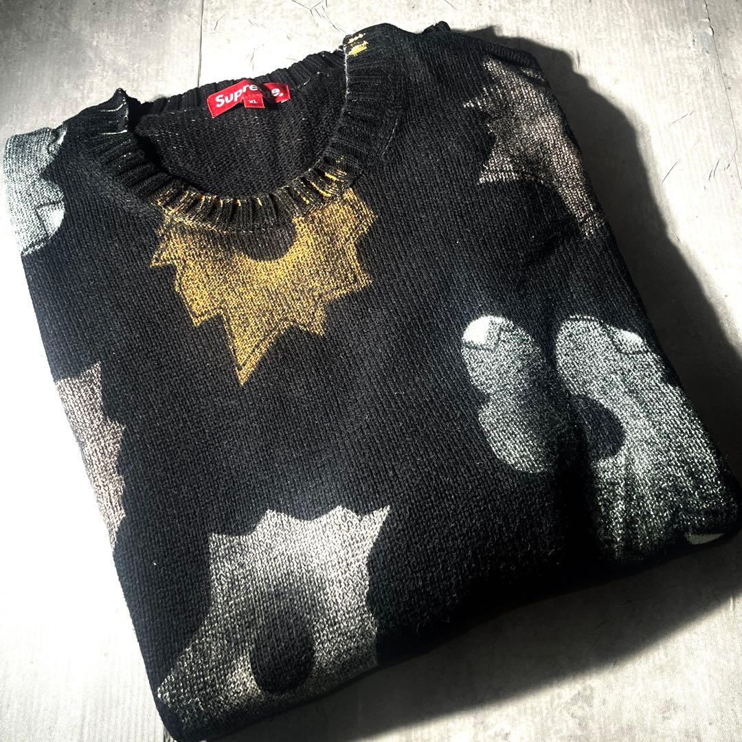 【入手困難　XLサイズ】supreme Nate lowman sweater