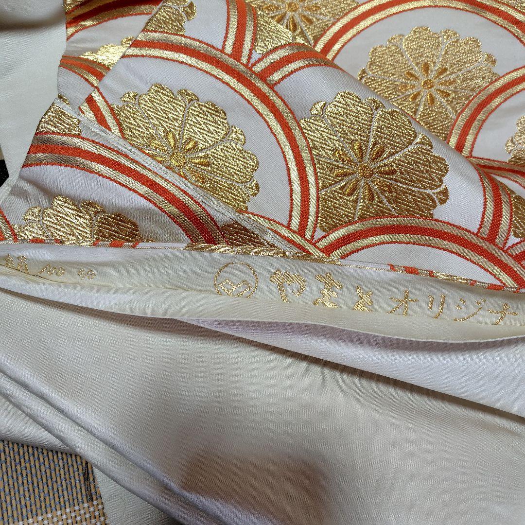 お琴カバー【菊】着物帯 ゆたん油単ハンドメイド 和楽器 正絹 袋帯 生田流山田流