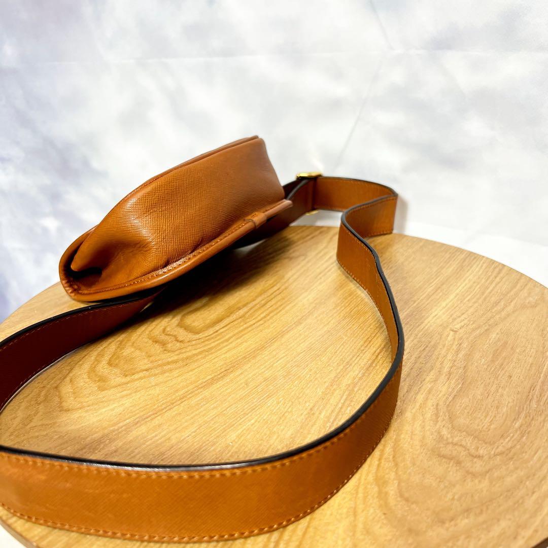 GUCCI 希少 レザー バンブー ウエストバッグ ブラウン 正規品 美品