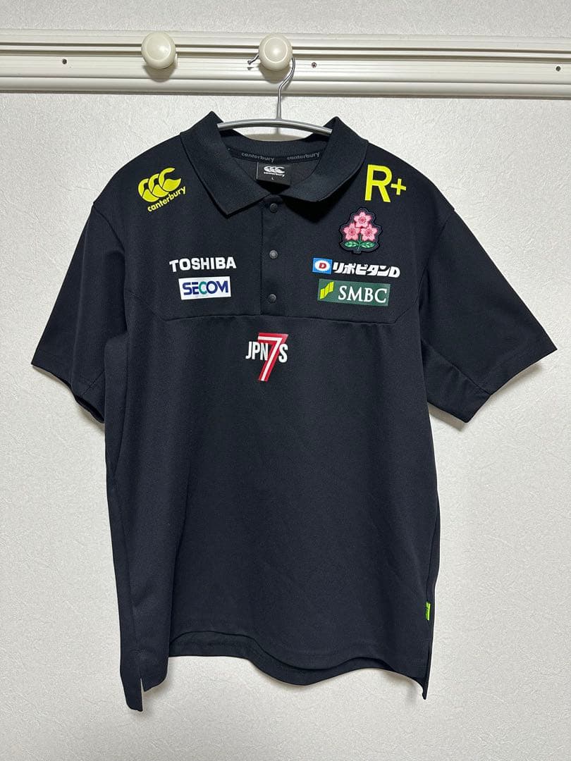 激レア　選手支給品　カンタベリー　ラグビー日本代表　半袖ポロシャツ
