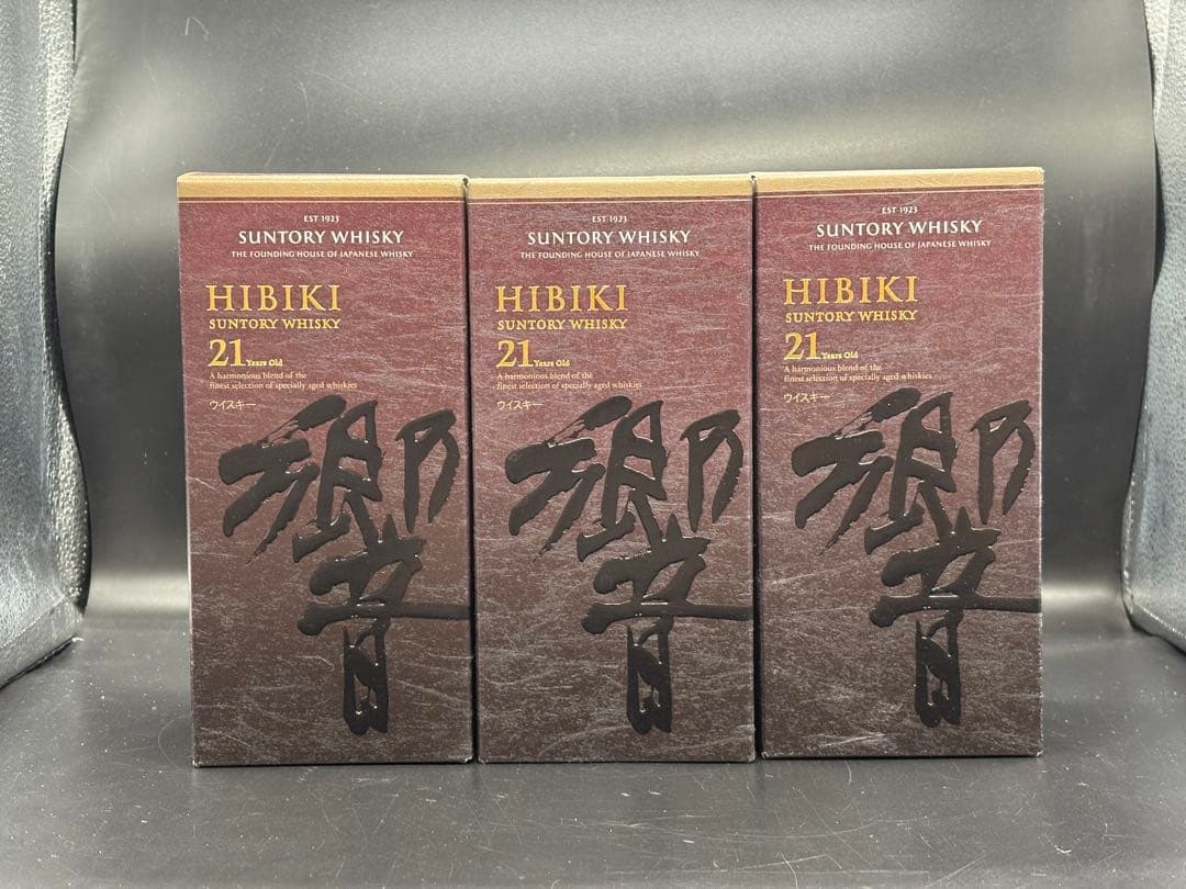 迎春！サントリー 響21年6本 空瓶&カートン&ダンボールコンプリートセット