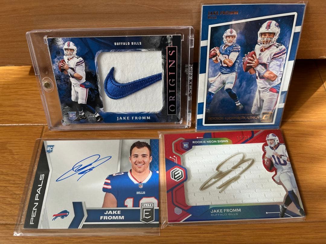 NFLカード Jake Fromm ルーキー世界1枚限定含む4枚セット