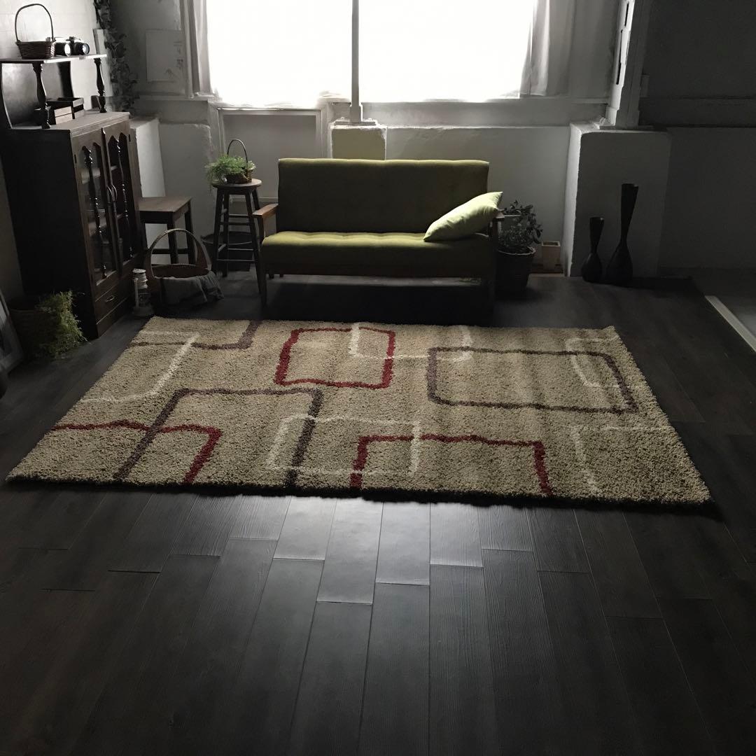 ラグ ラグマット 160x234cm カーペット 絨毯 ウィルトン織 シャギー