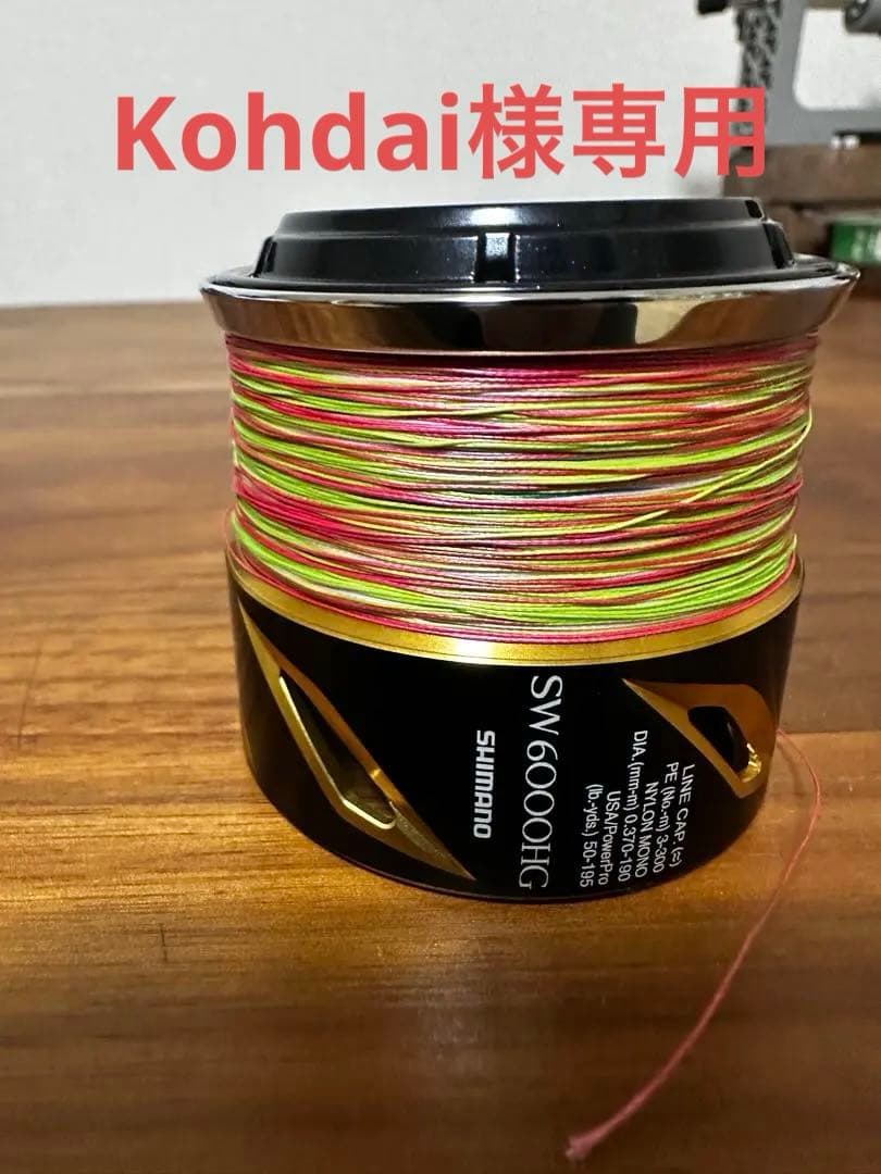 シマノ 20 ステラ SW 6000HG スプール