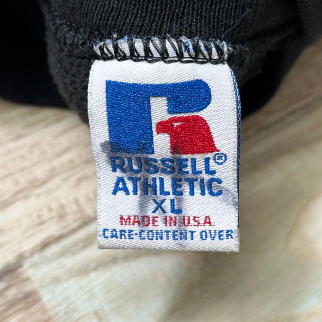 USA製 Russell ラッセル スウェット MARYLAND カレッジ 黒