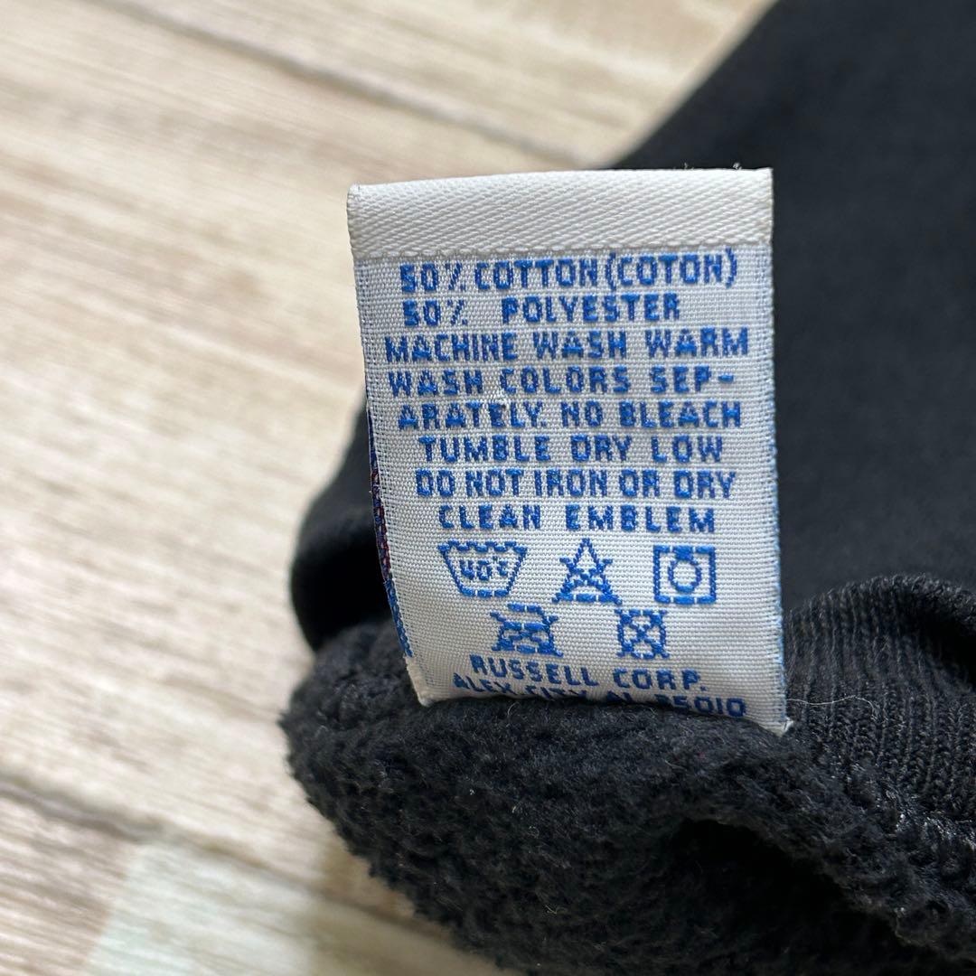 USA製 Russell ラッセル スウェット MARYLAND カレッジ 黒