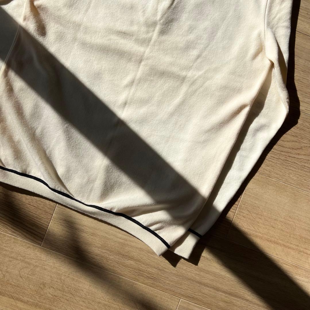 90s Giorgio Armani ハーフジップ ウール ニット ヴィンテージ