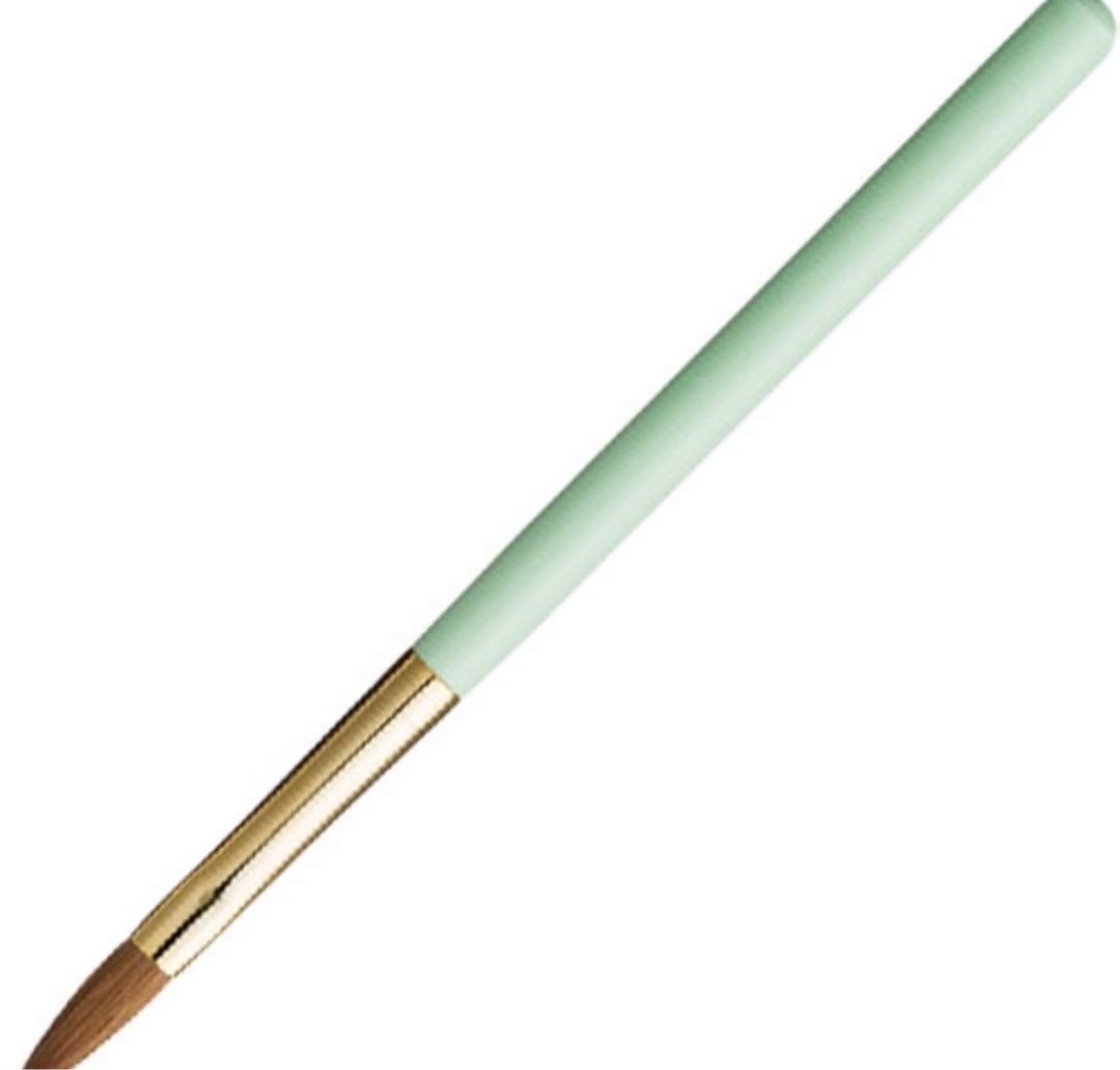 Fleurir スカルプチュアブラシ グリーン(キャップ付)