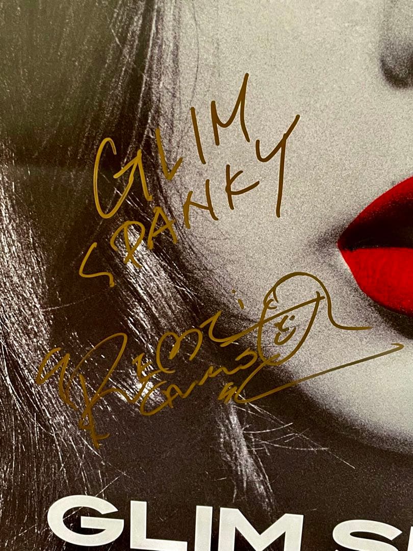 GLIMSPANKY☆愚か者たち☆直筆サイン入りシングル告知ポスター