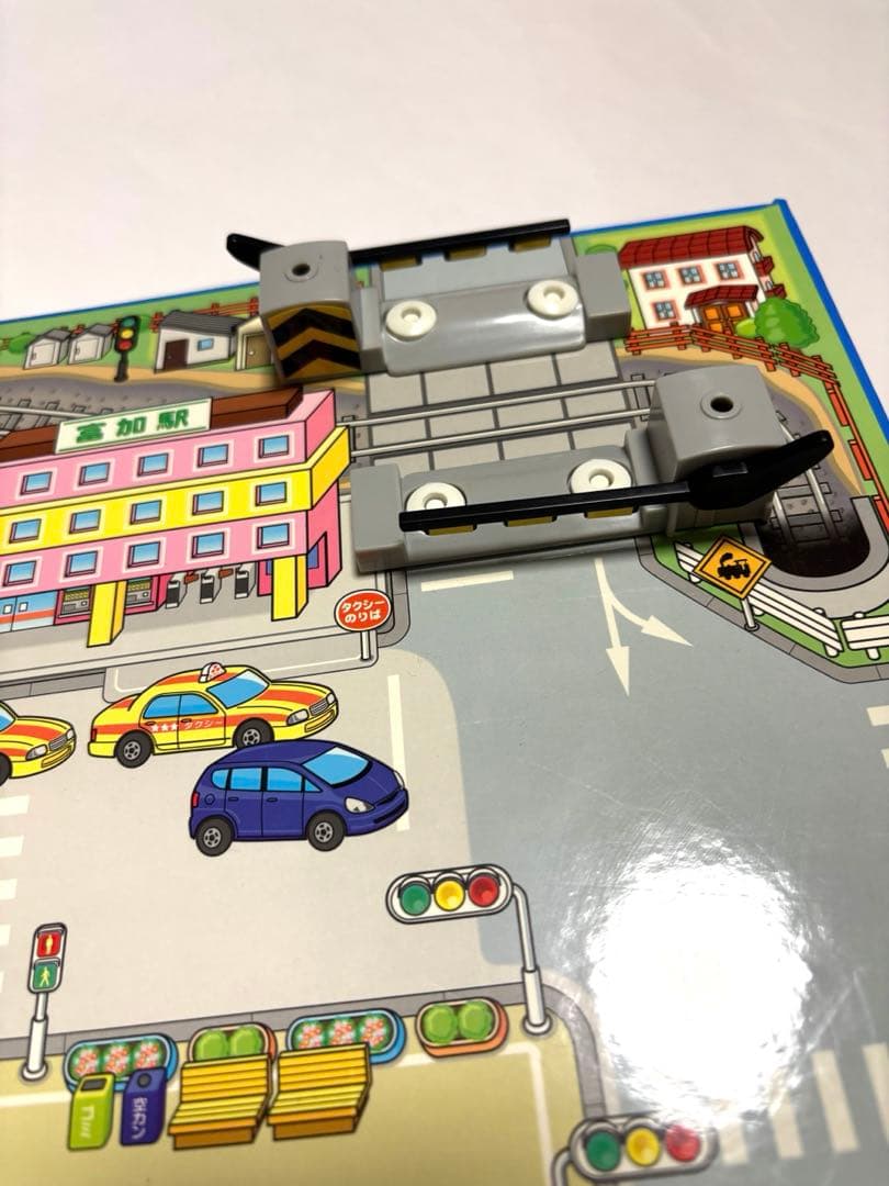 【美品】　トミカ ハンデイ立体マップ 駅前ロータリー　付属品有り　レア　バス