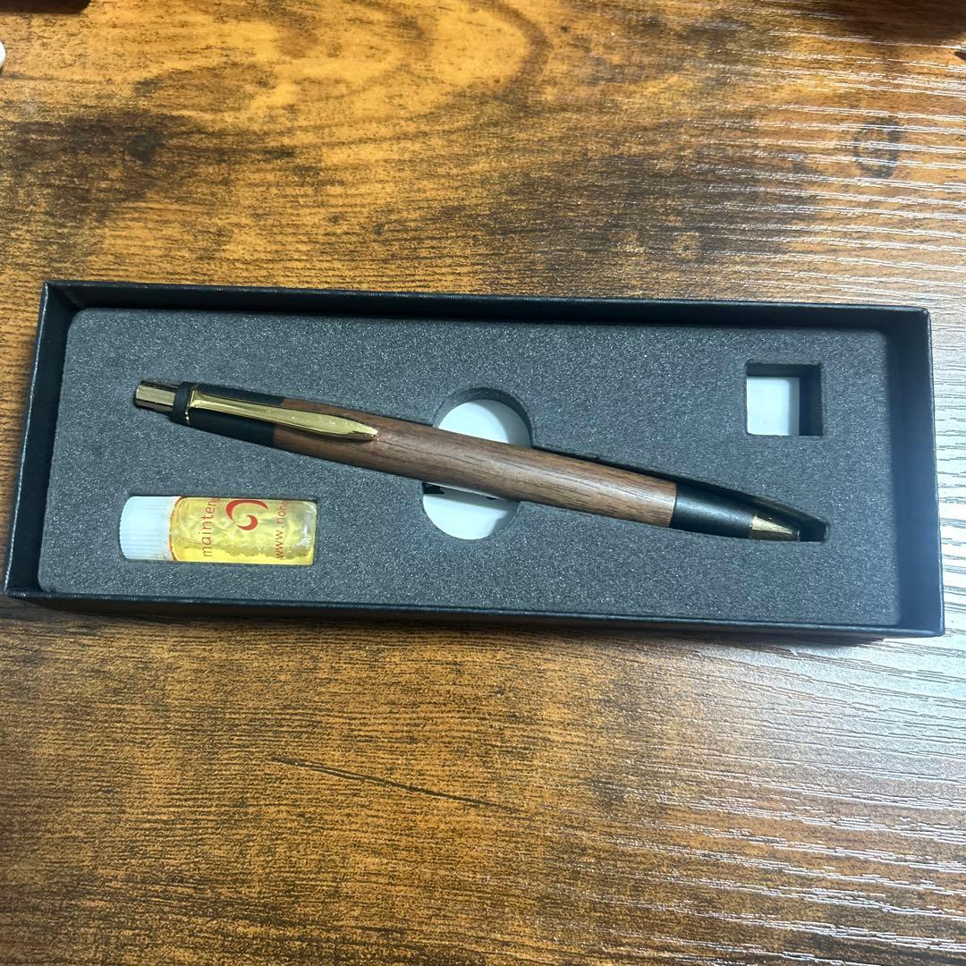 野原工芸　旧型　ボールペン　胡桃