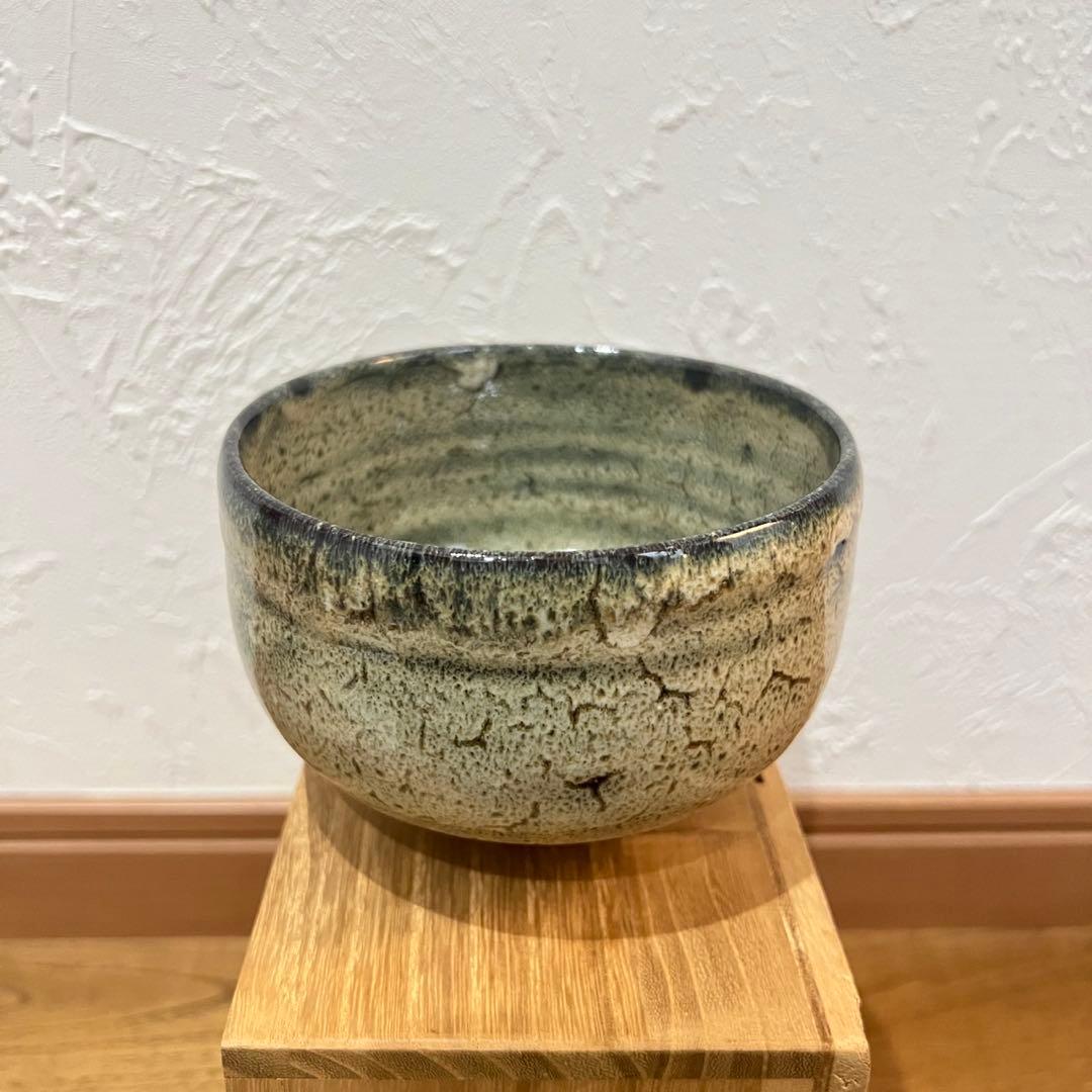 【未使用】小鹿田焼 柳瀬春矼作 茶碗 共箱付き 抹茶碗 美品 茶道具 民藝