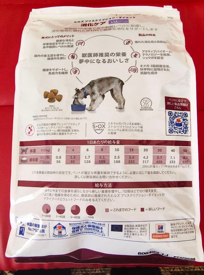 Hill's i/d 消化ケア 療法食　低脂肪３キロ