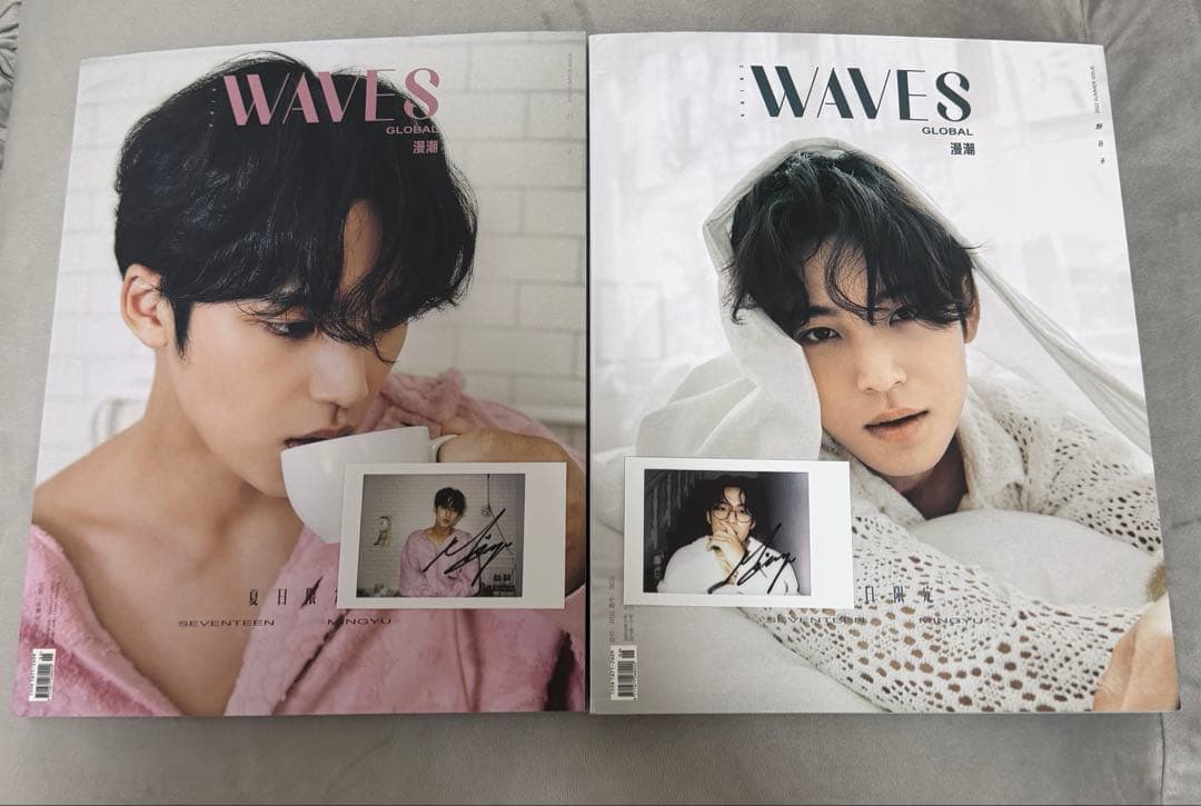 SEVENTEEN ミンギュ waves漫潮 チェキ　2冊セット
