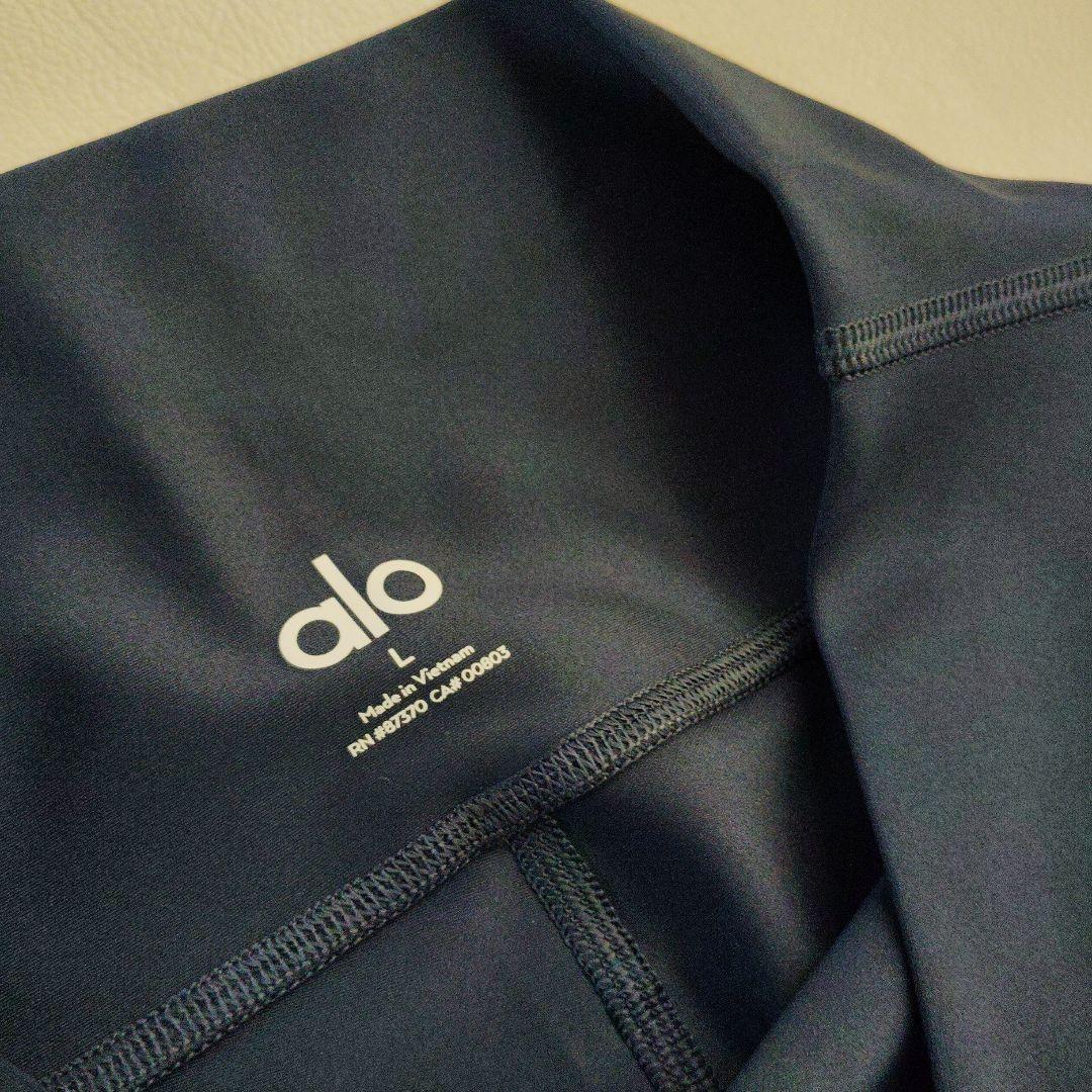 【試着のみ】aloYOGA ハイウエストレギンスLサイズ ネイビー