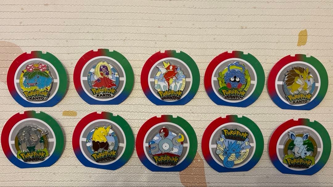 ポケパーク　カントー　ピンバッジ　10個　セット　ピンズ