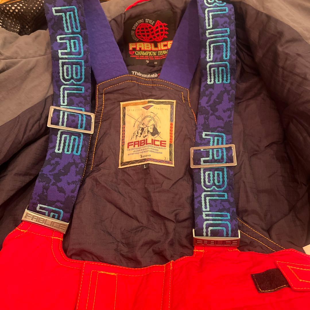 FABLICE スノーボード　スキー　スノボウェア　セットアップ上下　メンズ