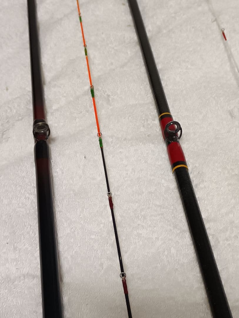 がまかつがまチヌ筏硬調2.1mがまチヌマークⅡ2.1m＋手造筏竿サクラ伊勢？