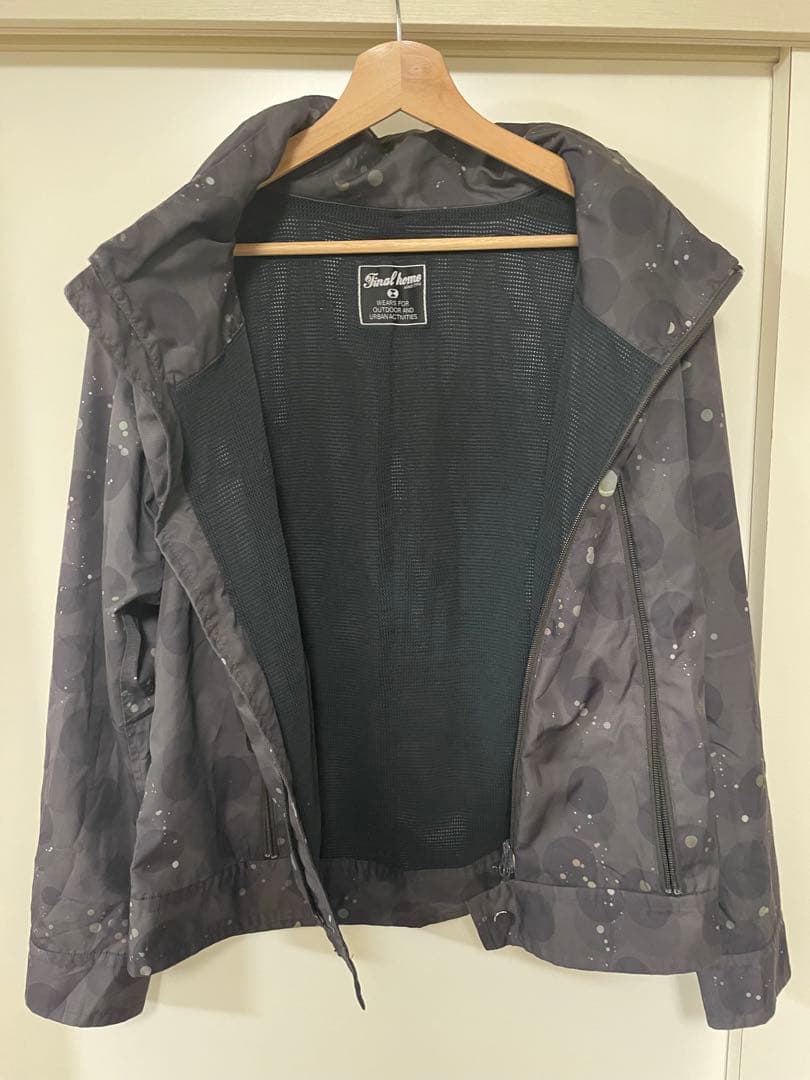 final  多重ジップナイロンジャケットS ファイナルホーム ドット柄
