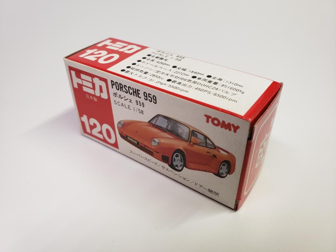 日本製　トミカ　120　ポルシェ　959　＆　117　フェラーリ　F1