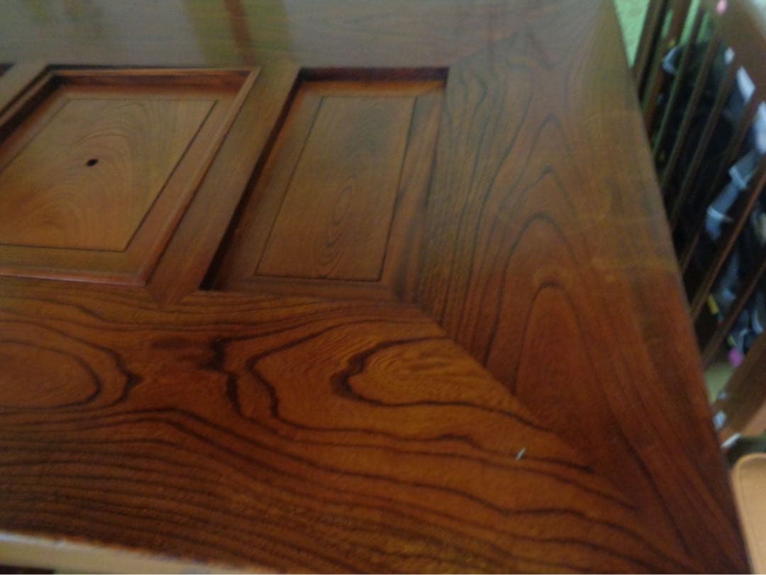 木製四角形囲炉裏座卓 テーブル　引き出し付き