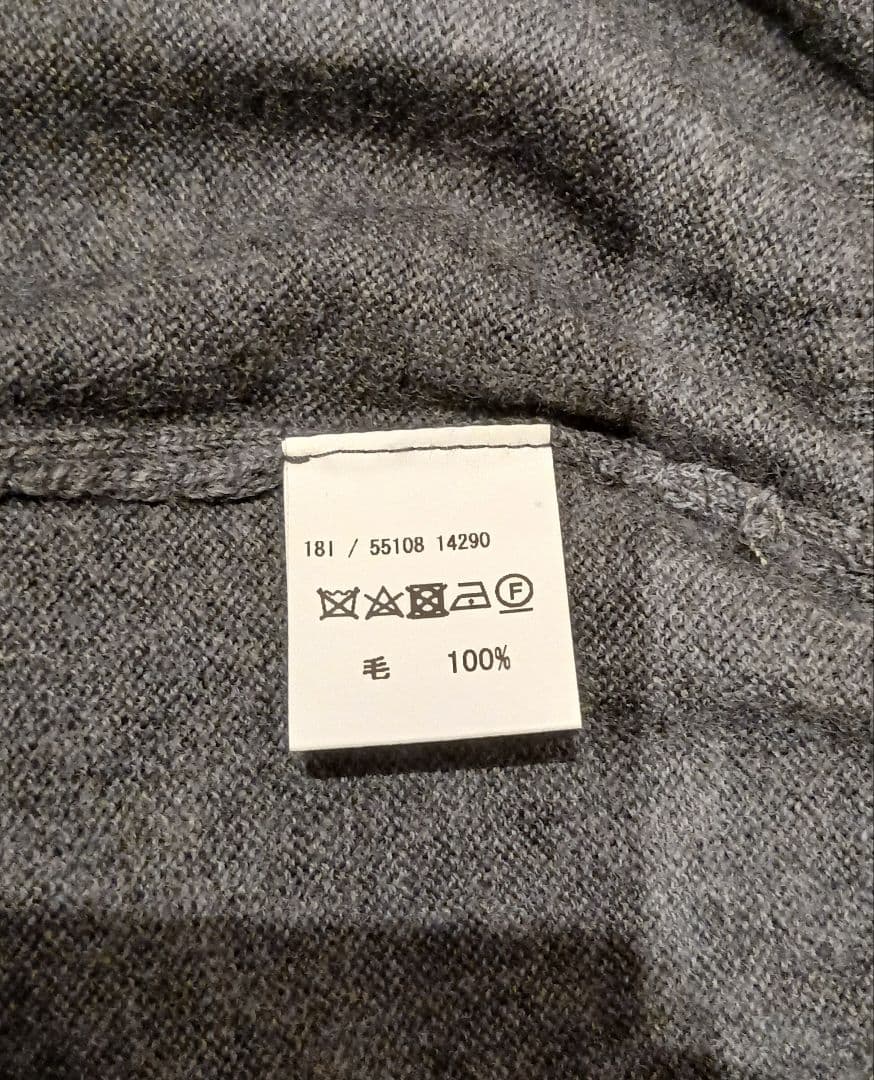 イタリア製 グランサッソ 12ゲージウール モックネックニット50 XL