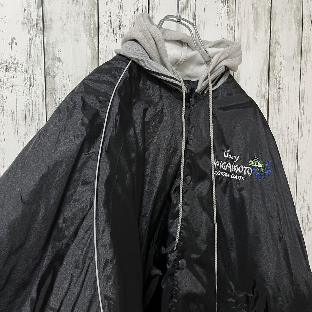 ゲーリーヤマモト 90s スタジャン ブラック ヴィンテージ Lサイズ.