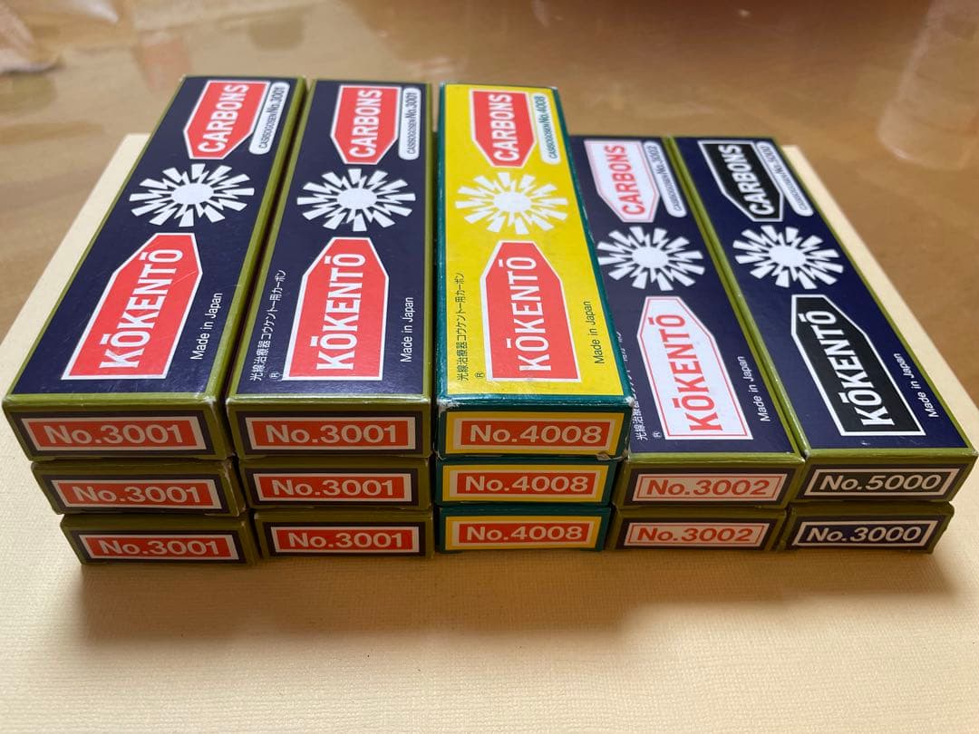 コウケントー　カーボン　5種類総計122本まとめ売り