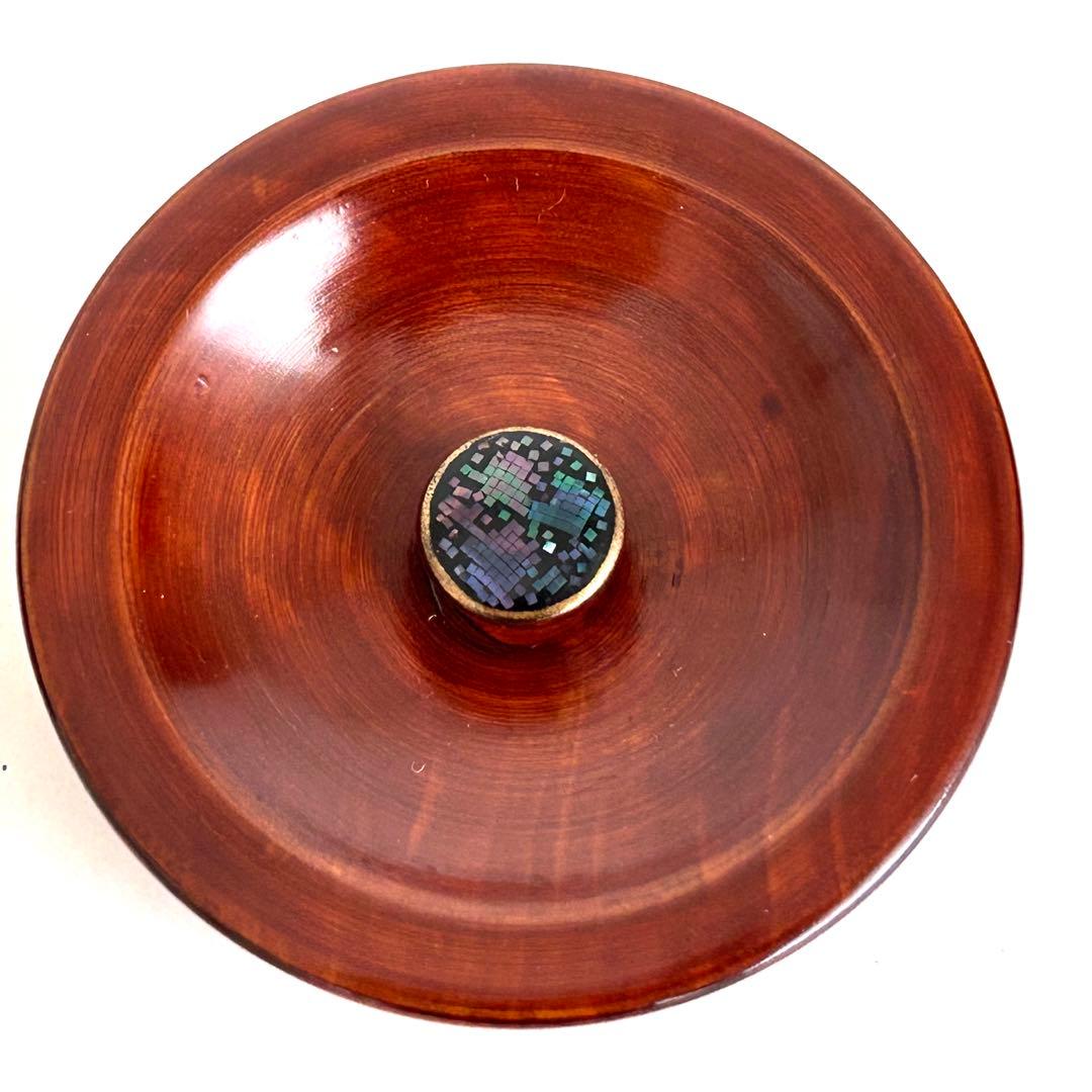 【美品.希少】漆器　茶筒　茶器　茶道具　木製　漆塗り　蒔絵　螺鈿 伝統工芸