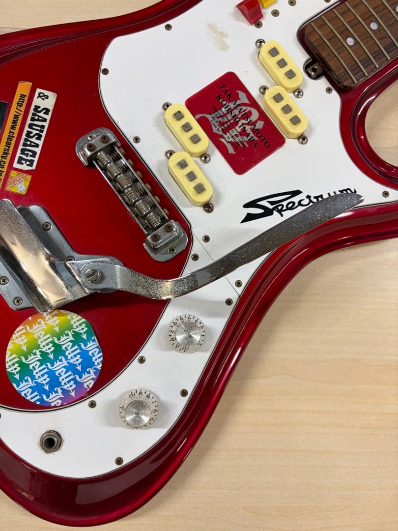 Spectrum エレキギター メタリックレッド teisco フジゲン製