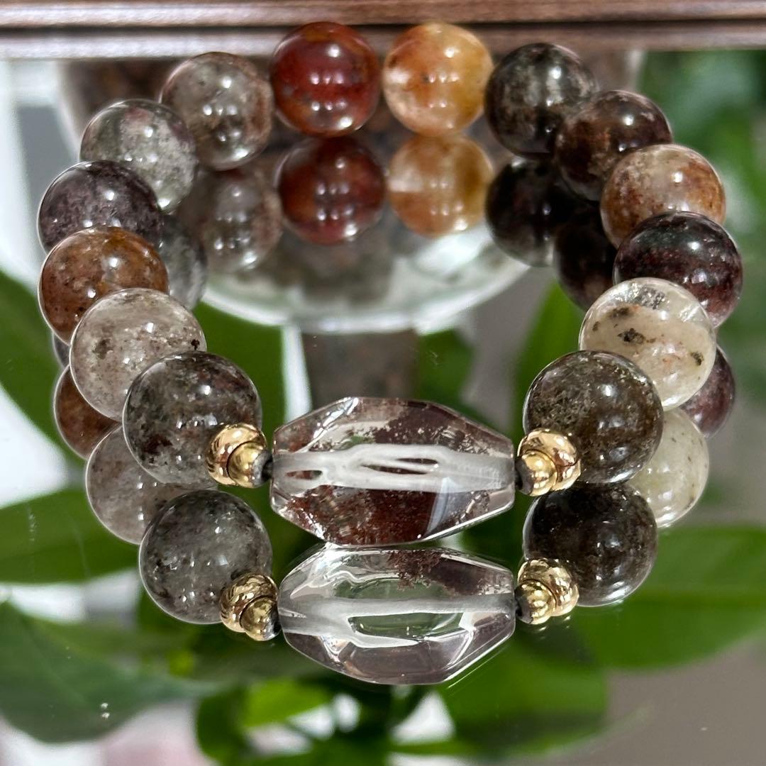 【激レア】【高品質】上質 ガーデンクォーツ 庭園水晶 9mm 金運 財運 UP