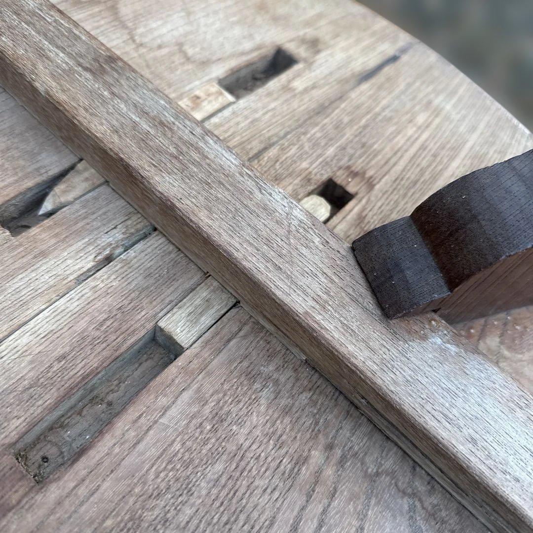 最終お値下げ‼️ヴィンテージ　希少品　猫脚　ちゃぶ台❗️木製円形テーブル