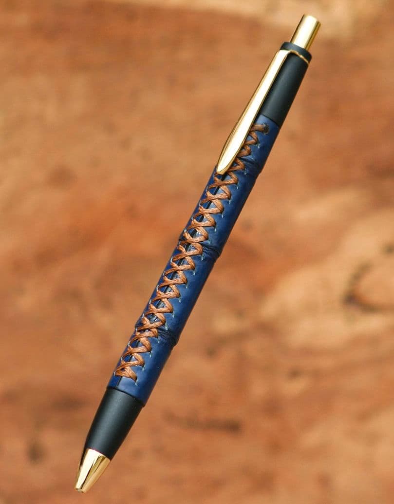 シックザール 夏限定 藍染 クロコダイル 濃藍 【新品未開封】 ボールペン