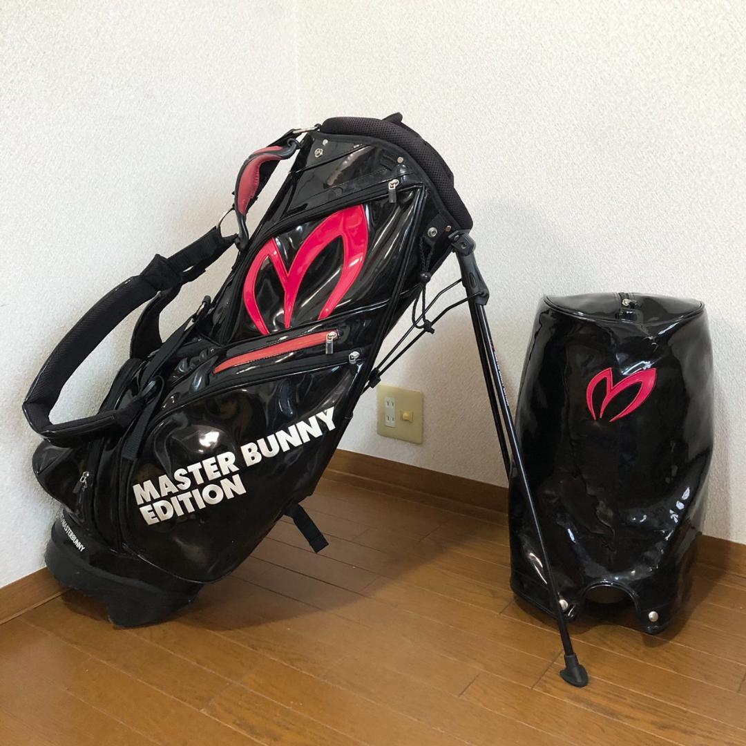 マスターバニーエディション キャディバッグ ブラック エナメル