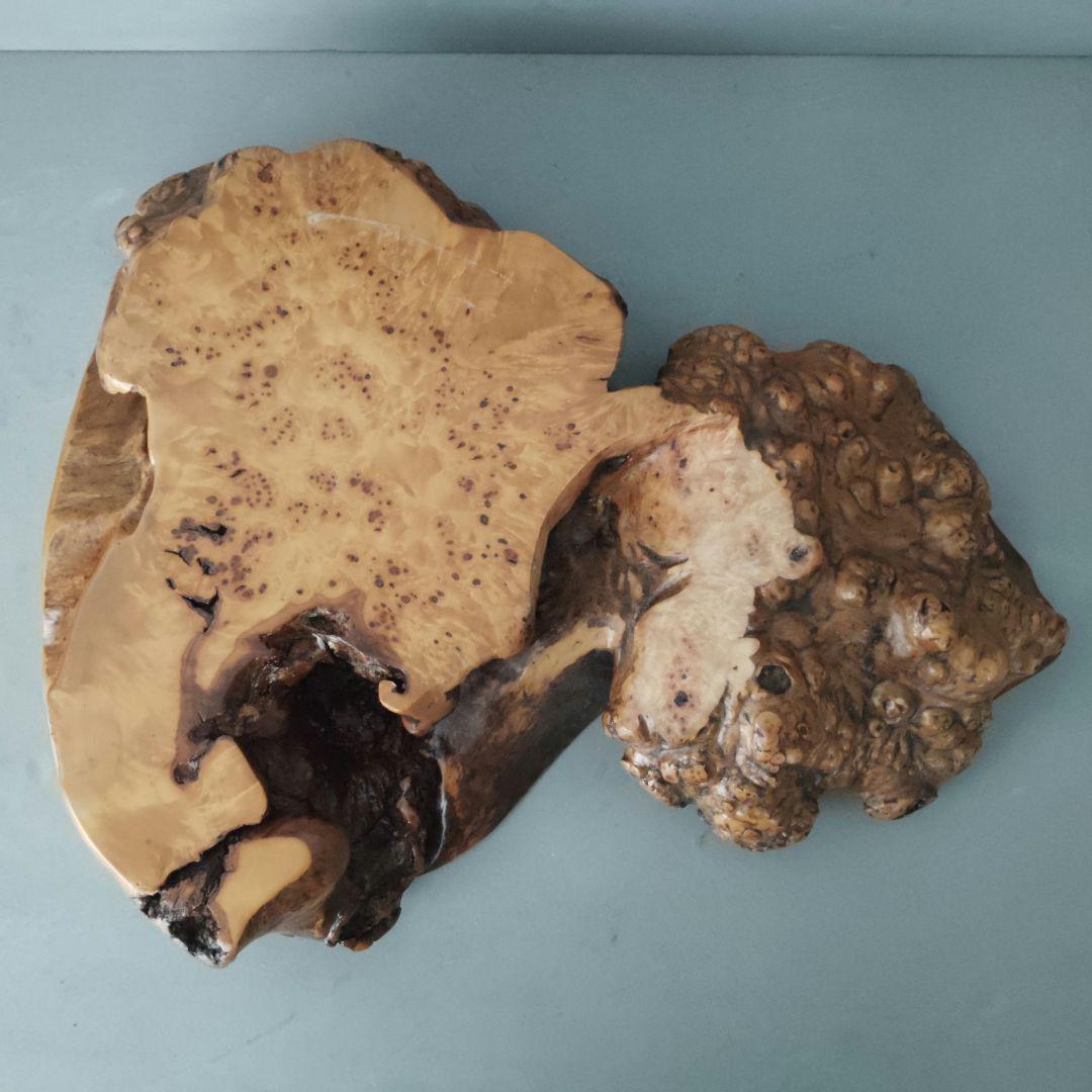 瘤杢一枚板③ 花台 置台 花瓶台 盆栽台 飾り台 アンティーク 侘び寂び