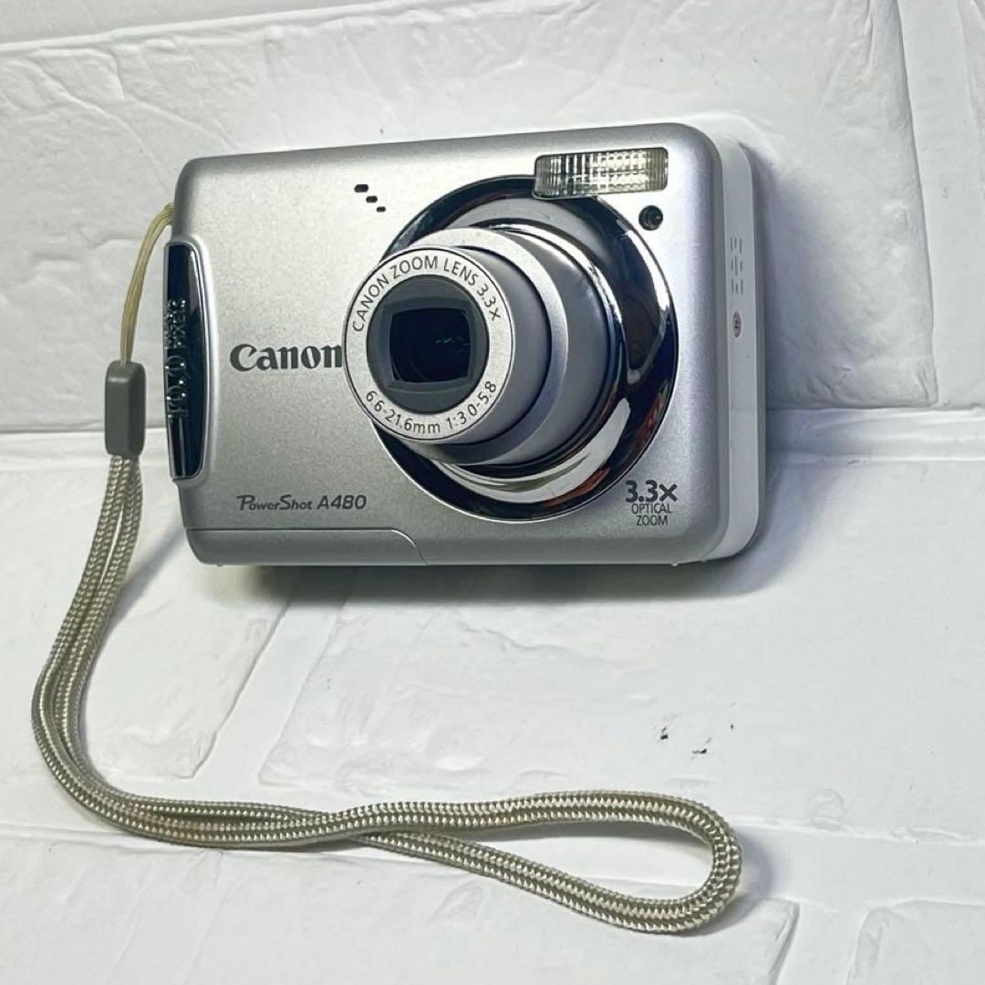 完動美品　Canon Power shot A480 AiAF デジタルカメラ