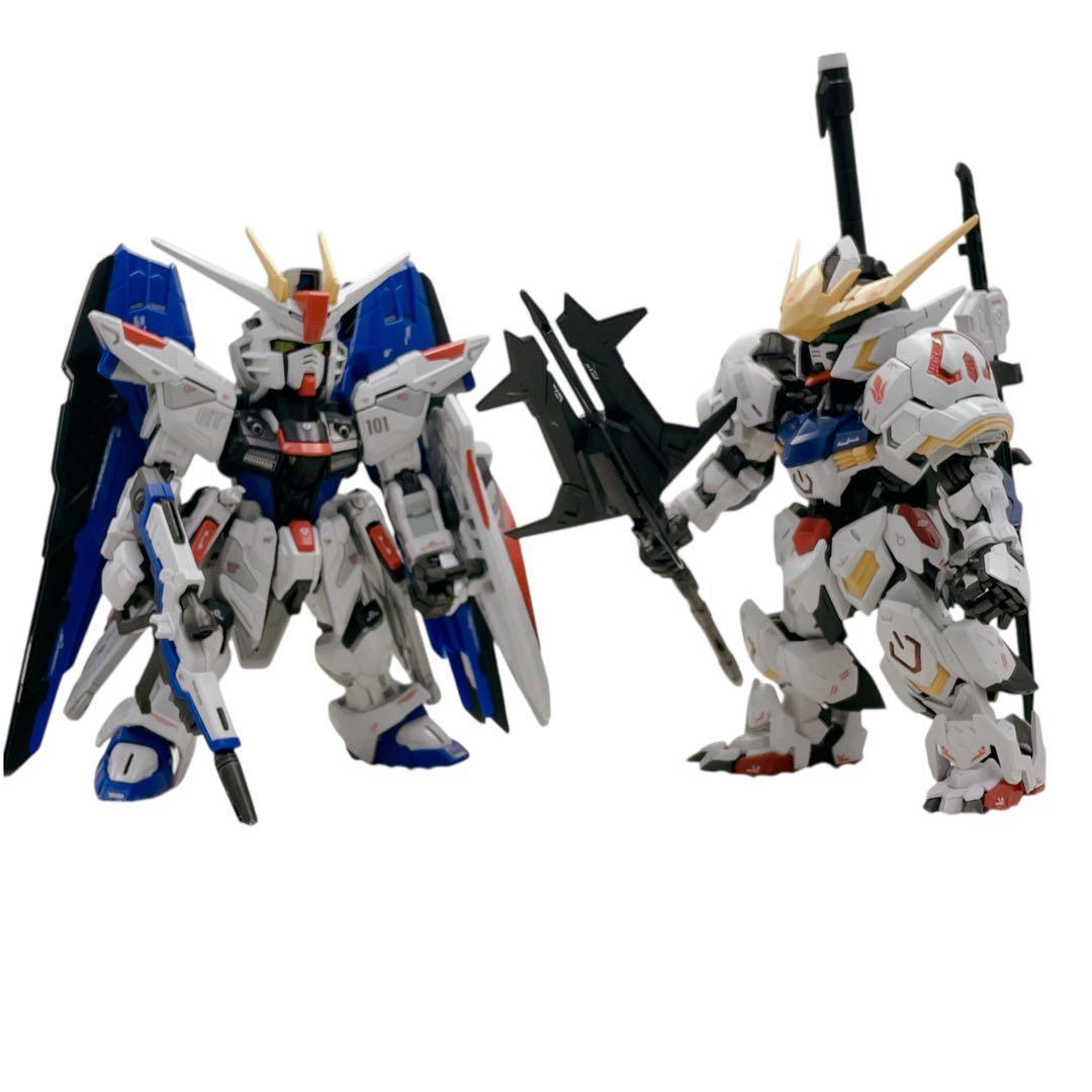 【まとめ売り】MGSDフリーダムガンダム MGSDガンダムバルバトス 素組完成品