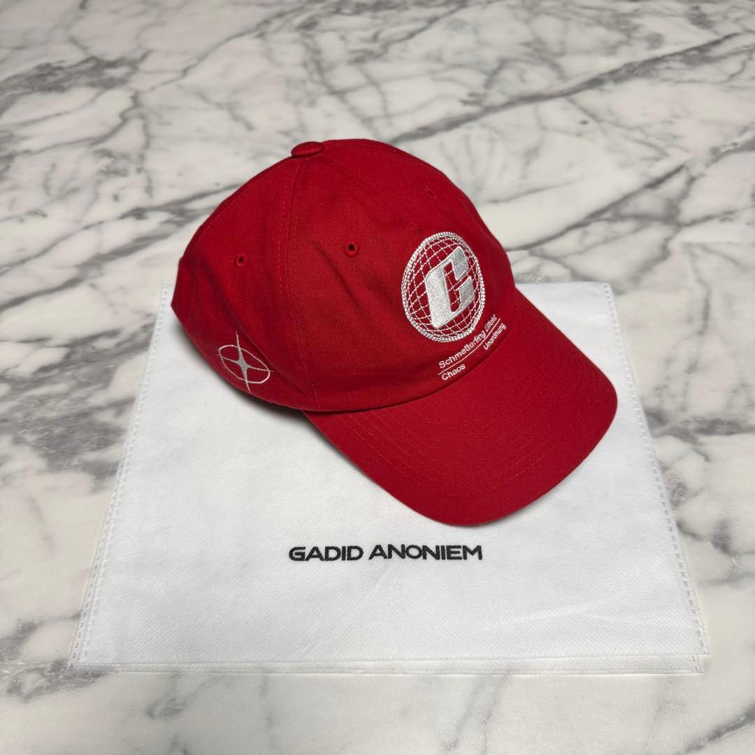 GADID ANONIEM ガディッドアノニム キャップ　JOULE / RED