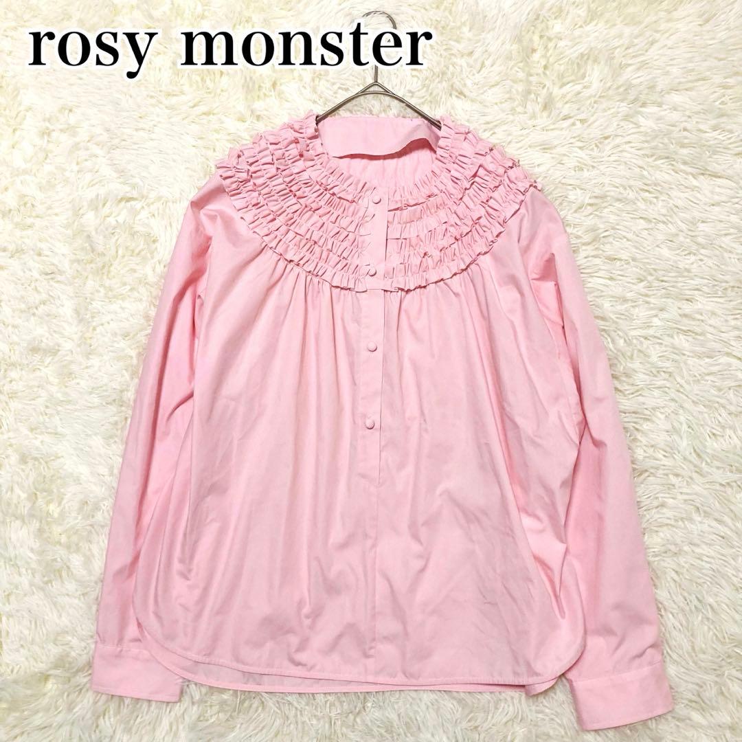 【大人気】ロージーモンスター　ミニフリルブラウス　ピンク新品タグ付き