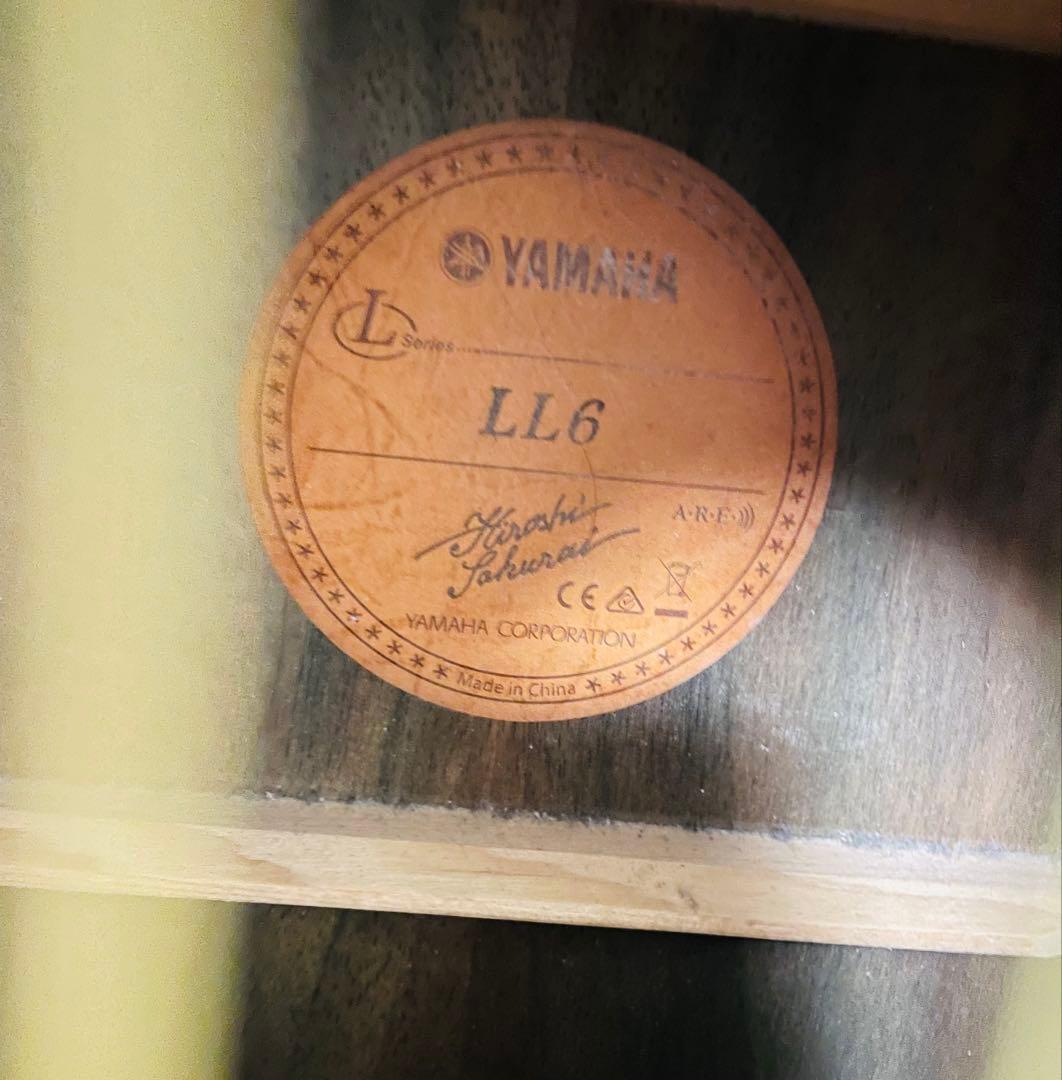 ござる(美品) YAMAHA LL6 エレアコ ブラウンサンバースト色